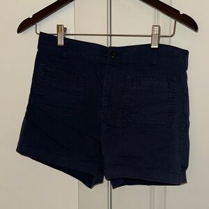J Crew Patch Pocket Shorts Navy Size 4
